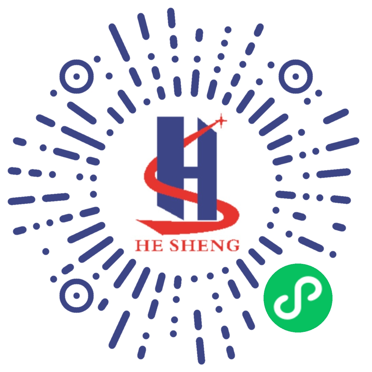 杭州和盛石材微信小程序码，微信扫一扫进入和盛奢石小程序查看实时大板库存与案例实景，业务咨询电话 177-6456-9697