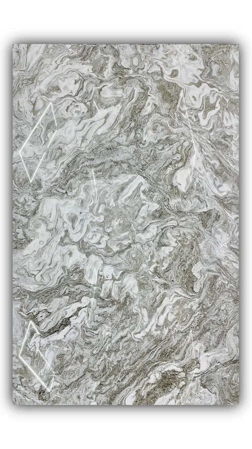 安第斯雪景大板实拍，奢石，灰色系，3130mm x 2000mm，码单号 11260，杭州和盛石材在库天然石材
