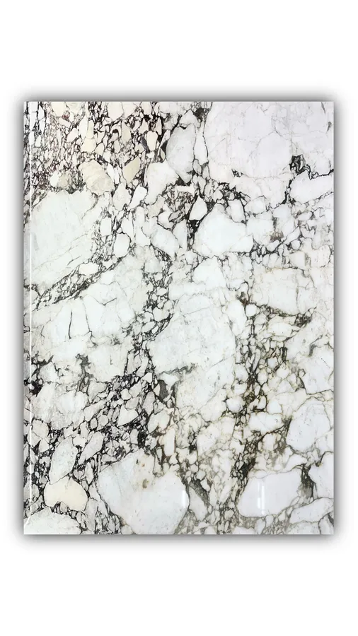宝格丽大板实拍，奢石，白色系，2930mm x 2100mm，码单号 YZ10221，杭州和盛石材在库天然石材