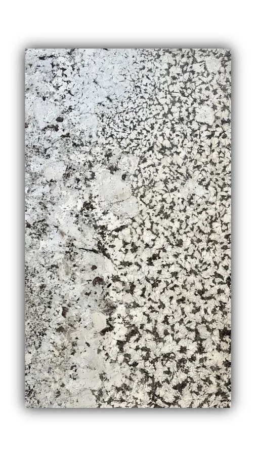 雪山蓝大板实拍，奢石，白色系，3520mm x 2010mm，码单号 QY5906，杭州和盛石材在库天然石材