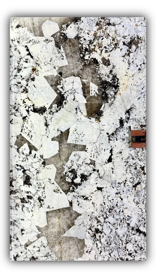 潘多拉大板实拍，奢石，白色系，3440mm x 1940mm，码单号 36，杭州和盛石材在库天然石材