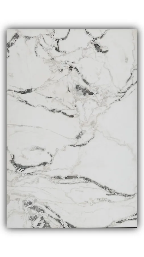 芬迪白大板实拍，奢石，白色系，3000mm x 1970mm，码单号 11016，杭州和盛石材在库天然石材