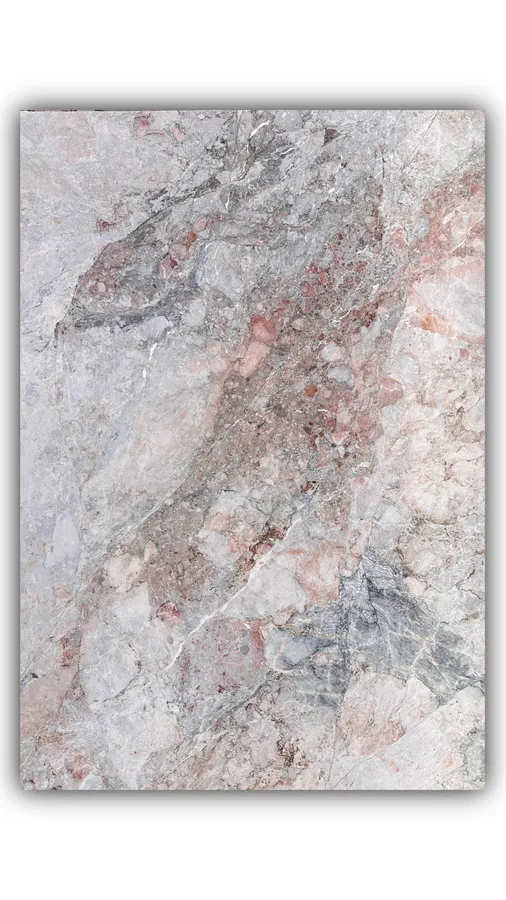 樱花粉大板实拍，奢石，红粉色系，2870mm x 1980mm，码单号 85078 6-3，杭州和盛石材在库天然石材