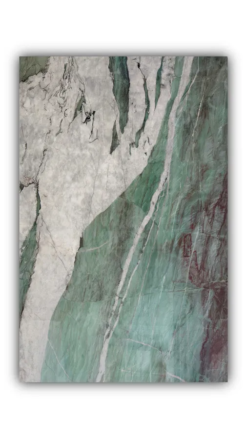 百达翡翠大板实拍，奢石，绿色系，3220mm x 2030mm，码单号 XMHF204，杭州和盛石材在库天然石材