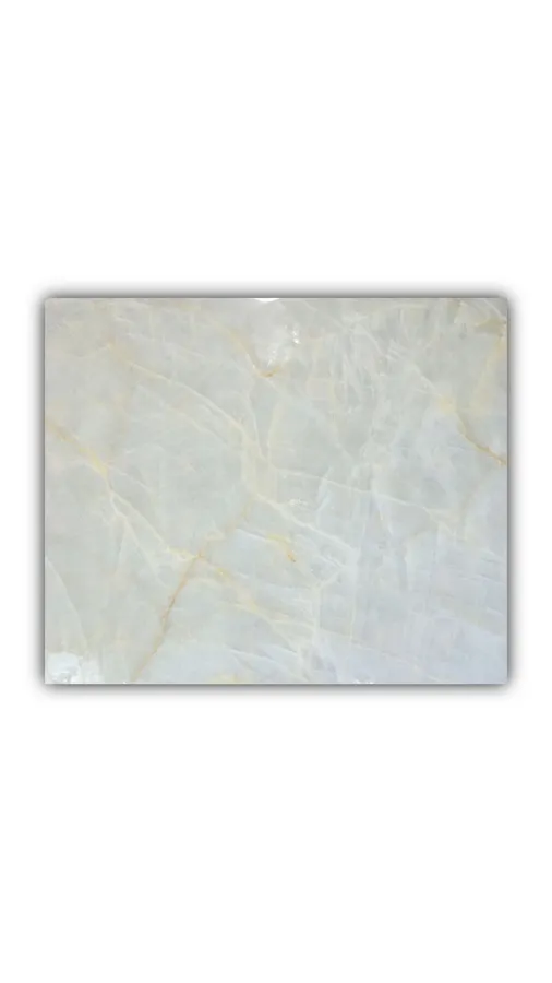 白水晶大板实拍，奢石，白色系，2200mm x 1800mm，码单号 Ds2369，杭州和盛石材在库天然石材