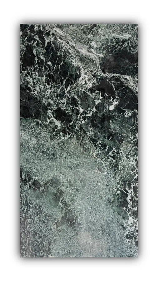 普拉达绿大板实拍，奢石，绿色系，3400mm x 1750mm，码单号 QY2403，杭州和盛石材在库天然石材